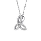 Photo of Alphonse 1/3 CT. T.W. Pendant 14K White Gold [CP1533W]