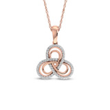 Photo of Francine 1/4 Carat T.W. Pendant 10K Rose Gold [CP1534R]
