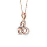 Photo of Francine 1/4 Carat T.W. Pendant 10K Rose Gold [CP1534R]
