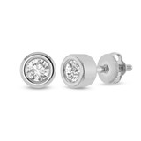 Photo of Brigitte 1/4 CT. T.W. Diamond Earring 10K White Gold [SE1614W-R023]