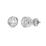 Photo of Brigitte 1/3 Carat T.W. Diamond Earring 14K White Gold [SE1615W-R029]