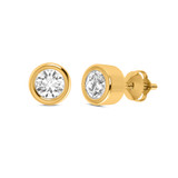 Photo of Brigitte 1/3 Carat T.W. Diamond Earring 14K Yellow Gold [SE1615Y-R029]