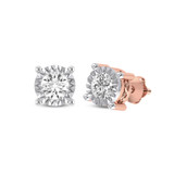 Photo of Abana 3/4 Carat T.W. Diamond Earring 10K Rose Gold [SE1617R-R070]