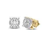 Photo of Abana 1 Carat T.W. Diamond Earring 10K Yellow Gold [SE1618Y-R095]