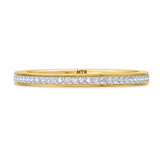 Photo of Arman 2 1/4 CT. T.W. Morganite and Diamond Matching Bridal Ring Set 14K Yellow Gold [BT264YL]