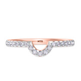 Photo of Zorya 2 1/2 Carat T.W. Morganite and Diamond Matching Bridal Ring Set 14K Rose Gold [BT266RL]