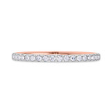 Photo of Bassey 1 1/5 Carat T.W. Morganite and Diamond Matching Bridal Ring Set 14K Rose Gold [BT269RL]