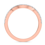 Photo of Sloane 1 2/3 Carat T.W. Morganite and Diamond Matching Bridal Ring Set 14K Rose Gold [BT272RL]