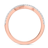 Photo of Amber 1/7 ct tw. Diamond Ladies Band 10K Rose Gold [BT260RL]