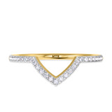 Photo of Amber 3 1/5 CT. T.W. Morganite and Diamond Trio Matching Wedding Ring Set 14K Yellow Gold [BT260YL]