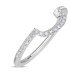 Photo of Iris 1/7 ct tw. Diamond Ladies Band 14K White Gold [BT261WL]