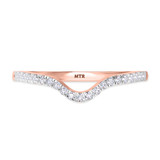 Photo of Pembe 1/6 ct tw. Diamond Ladies Band 14K Rose Gold [BT263RL]