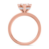 Photo of Arman 2 1/6 Carat T.W. Morganite and diamond Engagement Ring 14K Rose Gold [BT264RE-C000]