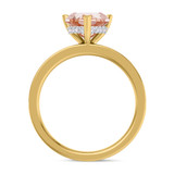 Photo of Arman 2 1/6 Carat T.W. Morganite and diamond Engagement Ring 14K Yellow Gold [BT264YE-C000]