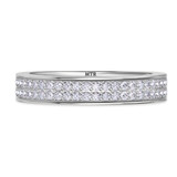 Photo of Zorya 1/2 ct tw. Diamond Mens Band 10K White Gold [BT266WM]