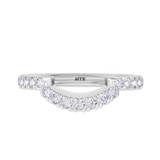 Photo of Arden 3/8 ct tw. Diamond Ladies Band 10K White Gold [BT268WL]