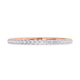 Photo of Hart 2 3/4 CT. T.W. Morganite and Diamond Trio Matching Wedding Ring Set 14K Rose Gold [BT270RL]