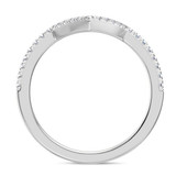 Photo of Amber 7/8 ct tw. Diamond Wedding Band Set 10K White Gold [BT260WL]