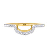 Photo of Iris 7/8 ct tw. Diamond Wedding Band Set 14K Yellow Gold [BT261YL]