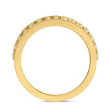 Photo of Charaya 5/8 ct tw. Diamond Wedding Band Set 10K Yellow Gold [BT262YM]