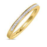 Photo of Arman 3/4 ct tw. Diamond Wedding Band Set 14K Yellow Gold [BT264YL]