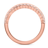 Photo of Bria 1 ct tw. Diamond Wedding Band Set 10K Rose Gold [BT265RL]