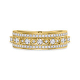 Photo of Bria 1 ct tw. Diamond Wedding Band Set 10K Yellow Gold [BT265YM]