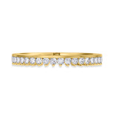 Photo of Bria 1 ct tw. Diamond Wedding Band Set 14K Yellow Gold [BT265YL]
