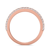Photo of Sutton 1 ct tw. Diamond Wedding Band Set 14K Rose Gold [BT267RM]