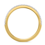 Photo of Sutton 1 ct tw. Diamond Wedding Band Set 14K Yellow Gold [BT267YL]