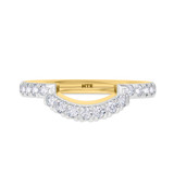 Photo of Arden 1 ct tw. Diamond Wedding Band Set 14K Yellow Gold [BT268YL]