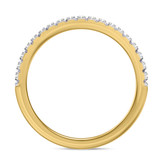 Photo of Bassey 3/4 ct tw. Diamond Wedding Band Set 14K Yellow Gold [BT269YL]