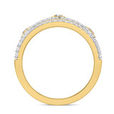 Photo of Hart 7/8 ct tw. Diamond Wedding Band Set 10K Yellow Gold [BT270YM]