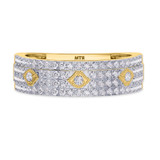 Photo of Hart 7/8 ct tw. Diamond Wedding Band Set 14K Yellow Gold [BT270YM]