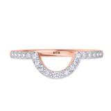 Photo of Charaya 3/8 ct tw. Same Sex Ladies Band Set 14K Rose Gold [BT262RL]