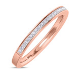 Photo of Arman 1/5 ct tw. Diamond Same Sex Ladies Band Set 14K Rose Gold [BT264RL]