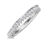 Photo of Bria 1/2 ct tw. Diamond Same Sex Ladies Band Set 14K White Gold [BT265WL]