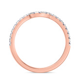 Photo of Zorya 3/8 ct tw. Diamond Same Sex Ladies Band Set 14K Rose Gold [BT266RL]