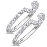 Photo of Zorya 3/8 ct tw. Diamond Same Sex Ladies Band Set 10K White Gold [WL266W]