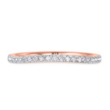 Photo of Sutton 3/8 ct tw. Diamond Same Sex Ladies Band Set 10K Rose Gold [BT267RL]