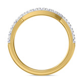 Photo of Arden 3/4 ct tw. Diamond Same Sex Ladies Band Set 10K Yellow Gold [BT268YL]