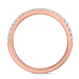 Photo of Bassey 3/8 ct tw. Diamond Same Sex Ladies Band Set 10K Rose Gold [BT269RL]