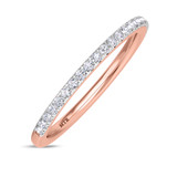 Photo of Hart 1/3 ct tw. Diamond Same Sex Ladies Band Set 10K Rose Gold [BT270RL]