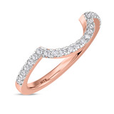 Photo of Sloane 3/8 ct tw. Diamond Same Sex Ladies Band Set 10K Rose Gold [BT272RL]