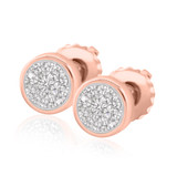 Photo of Felix 1/10 Carat T.W. Diamond Earring 14K Rose Gold [CE200R]