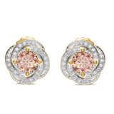 Photo of Shamir 1/2 CT. T.W. Diamond Earring 14K Yellow Gold [CE202Y-C000]