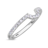 Photo of Zorya 2 1/2 CT. T.W. Morganite and Diamond Matching Bridal Ring Set 10K White Gold [BT266WL]