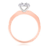 Photo of Minah 1/4 Carat T.W. Round Cluster Bridal Set 14K Rose Gold [BT890RE-C000]