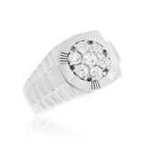 Photo of Emery 1 ct tw. Diamond Mens Band 10K White Gold [BT621WM]