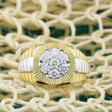 Photo of Emery 1 ct tw. Diamond Mens Band 10K White Gold [BT621WM]